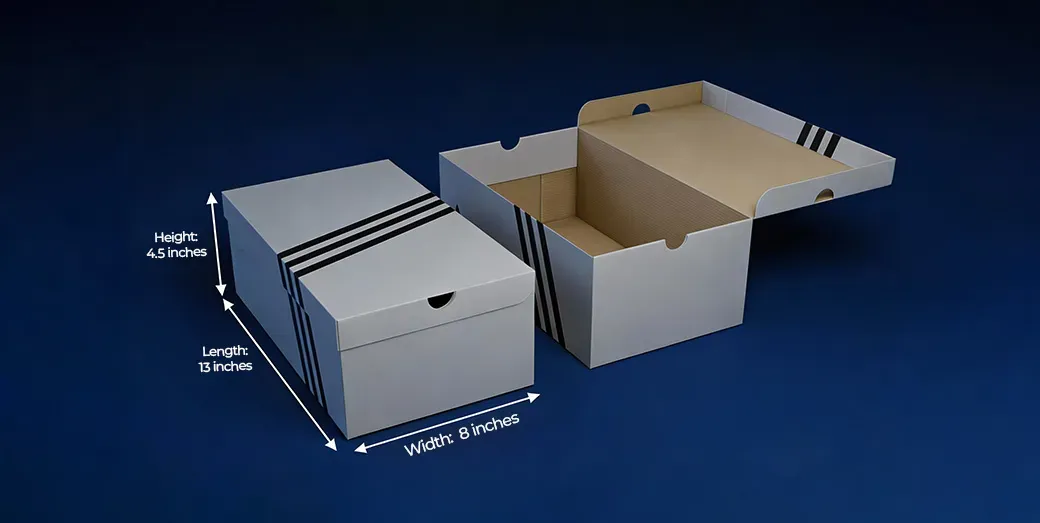 Average Shoe Box Dimensions