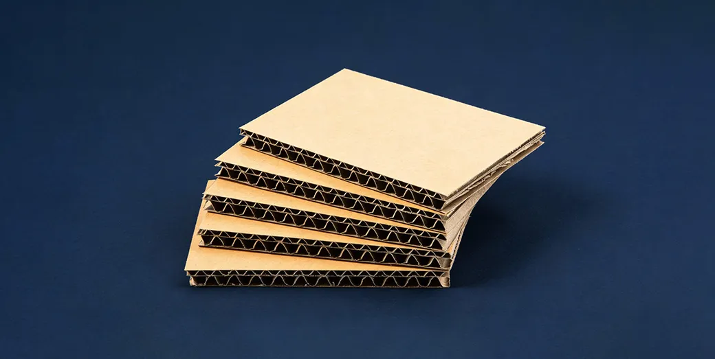 Double wall corrugated sheet for strong packaging and protection