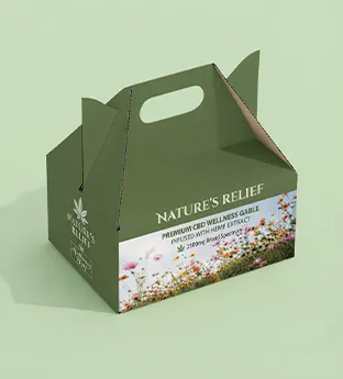 Custom CBD Gable Boxes