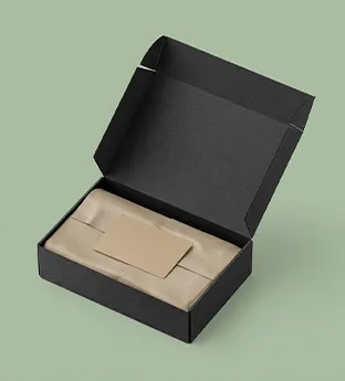 Custom Black Kraft Boxes