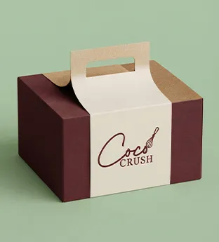 Custom cardboard cake boxes