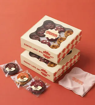 Custom Cookie Double Wall Tuck Top Boxes