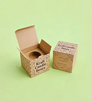 Custom Kraft Candle Boxes