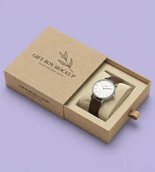 Custom Kraft Watch Boxes