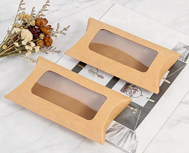 Kraft Pillow Boxes-0