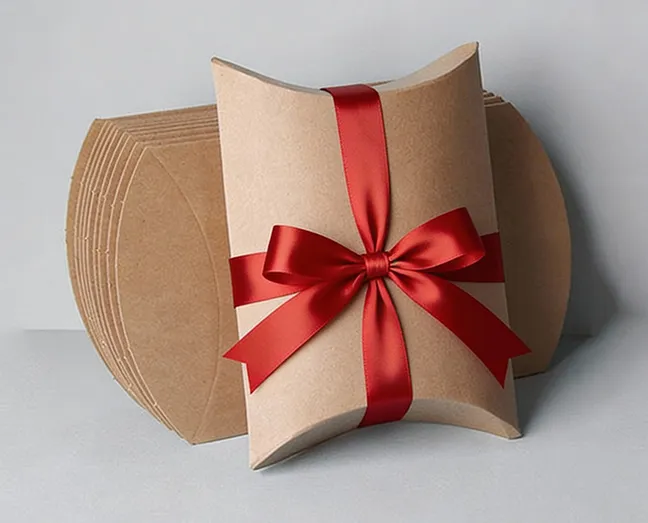 Kraft Pillow Boxes-3