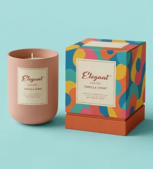 Custom Two Piece Candle Boxes